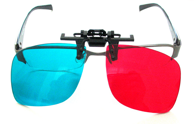 红蓝3D眼镜 3D电影 立体观屏镜 3D立体产品