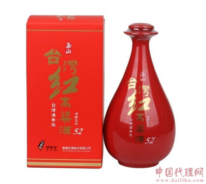 台湾玉山红高粱酒
